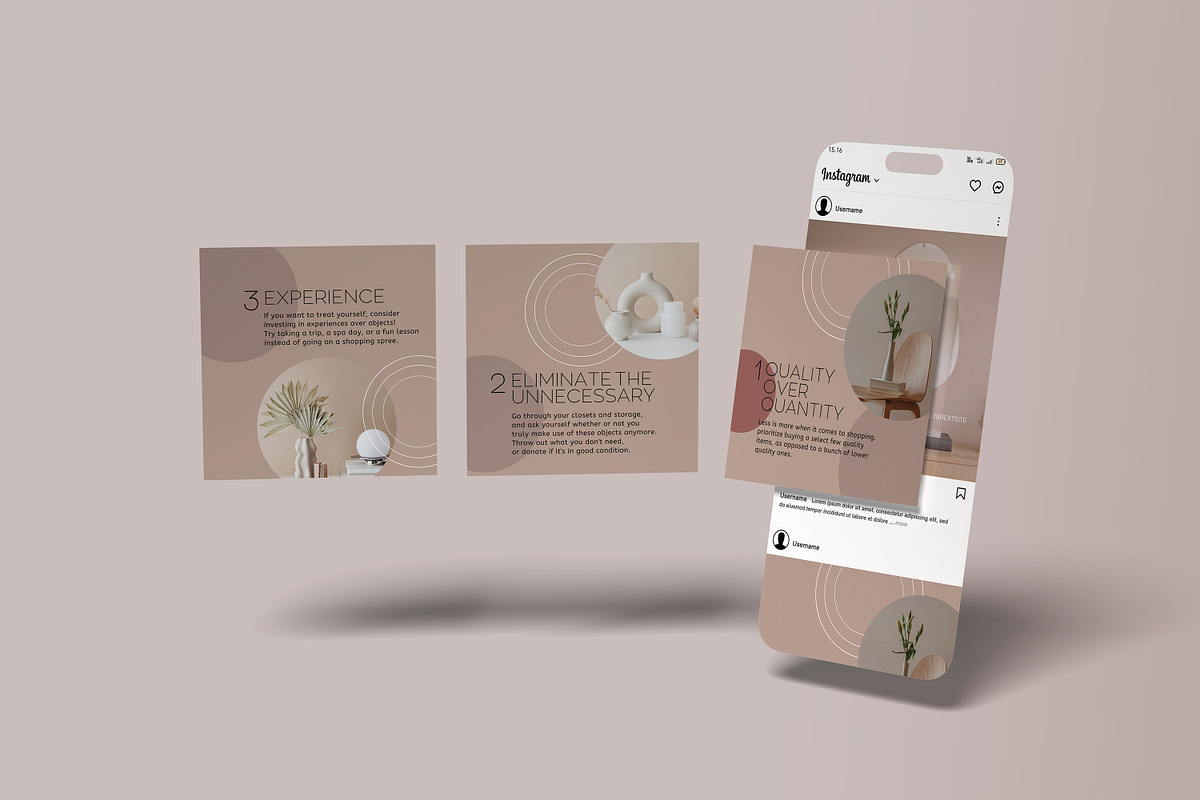 Instagram Post and Story Mockup, an iPhone Mockup by rahmatmoscae (Photo 6 of 13)
