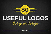 50 USEFUL LOGOS, a Branding & Logo Template by Adrien_Coquet (Thumbnail 1 of 3)