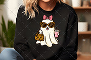 Ghost Leopard Coquette Halloween Png, an Illustration by Craft Nest (Thumbnail 4 of 6)