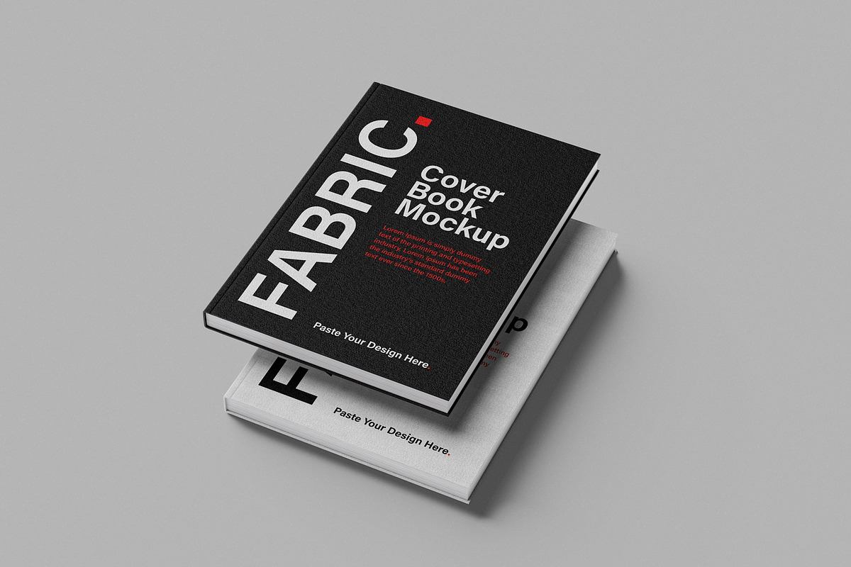 A4 Fabric Book Cover Mockup, a Books & Magazine Mockup by UFR_GRAPHIC (Photo 3 of 4)