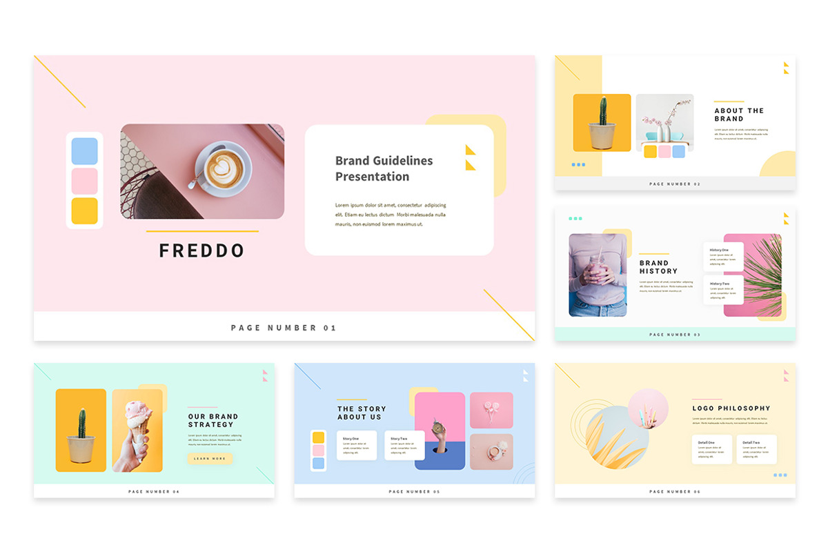 Freddo Pastel Creative Google Slides, a Presentation Template by Design Persona (Photo 2 of 5)