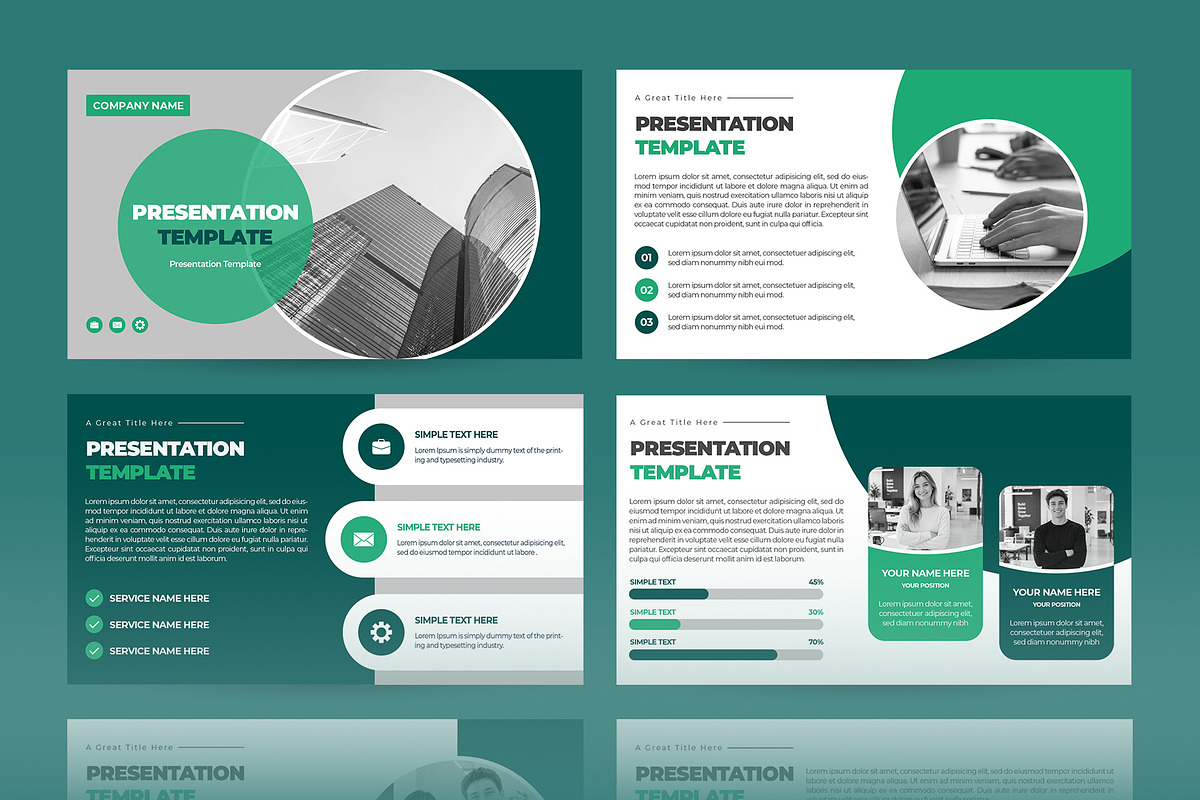 Clean FinTech Pitch Deck, a Presentation Template by CreativeUP (Photo 5 of 6)
