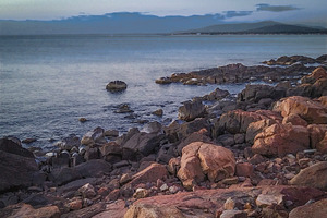 Rocky coastline at afternoon, piriapolis, uruguay, a Nature Photo by DanFLCreativo