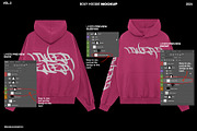 Boxy Hoodie Mockup, a Hoody Mockup by Irhasalfahad (Thumbnail 3 of 5)