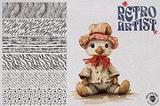 Procreate, The retro artist, a Brush Add-On by Studio.Valhalla (Thumbnail 3 of 8)