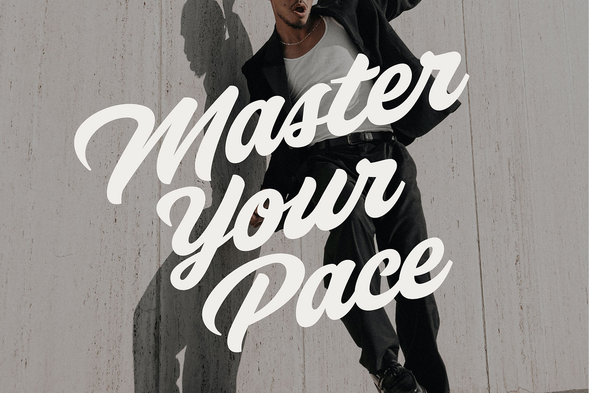 Awesome Script; Modern Script Font, a Script Font by Eko Bimantara (Photo 2 of 7)