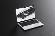 Macbook Pro Mockup, a Wearable Device Mockup by graphicstory (Thumbnail 1 of 4)