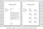 Resume Template/CV, a Resume Template by Symie Design (Thumbnail 3 of 7)