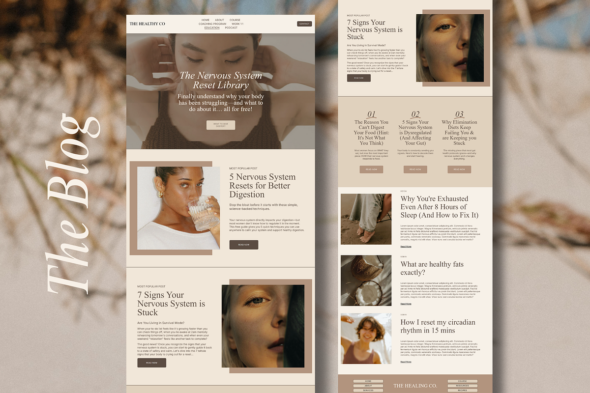 Squarespace Minimal Coach Website preview 5