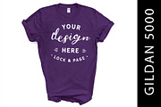 Gildan 5000 Mockup TShirt Bundle, a Shirt Mockup by lock and page (Thumbnail 11 of 22)