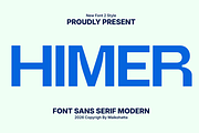 Himer – Bold Modern Sans Serif, a Sans Serif Font by MaikoHatta (Thumbnail 1 of 10)