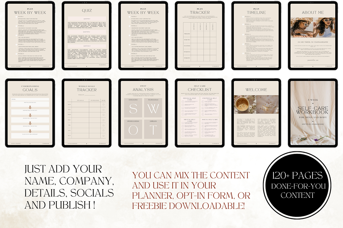 Planner Workbook Mockup Template, a Social Media Template by Digital By Nikoleta (Photo 5 of 7)