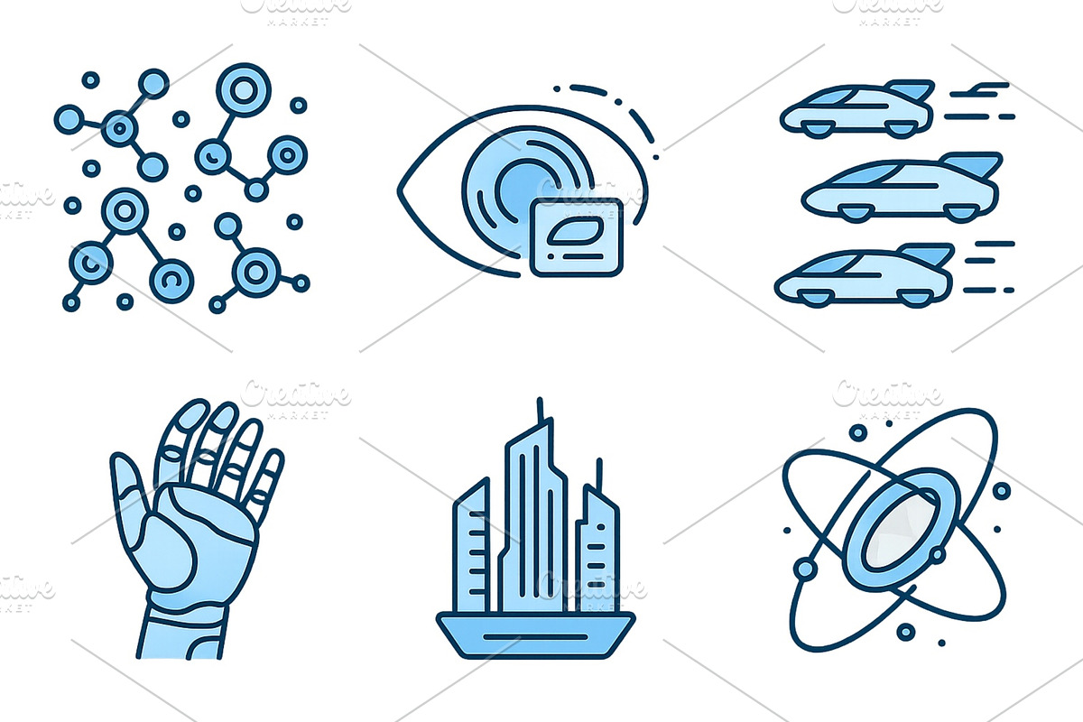 Modern technology concepts, a Technology Illustration by ZinetroN