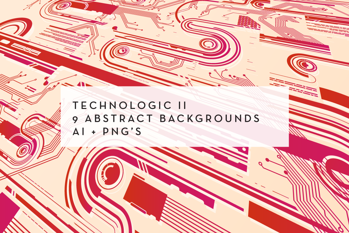abstract technology backgrounds, a Technology Illustration by vekstok (Photo 3 of 9)