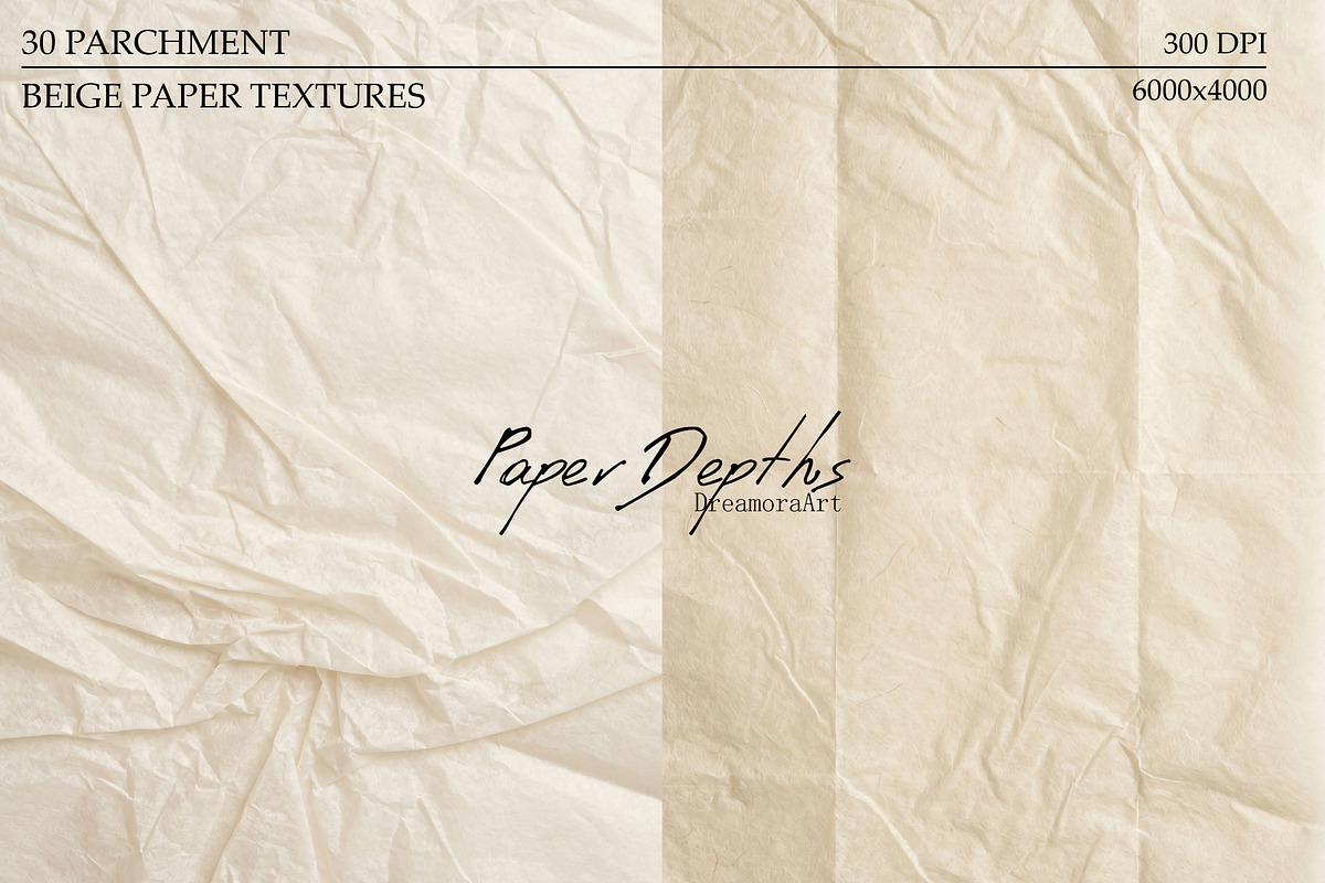 30 Beige Parchment Paper Textures, a Texture Graphic by DreamoraArt (Photo 11 of 14)
