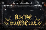 Orbit Magika Typeface, a Blackletter Font by alit design (Thumbnail 5 of 17)