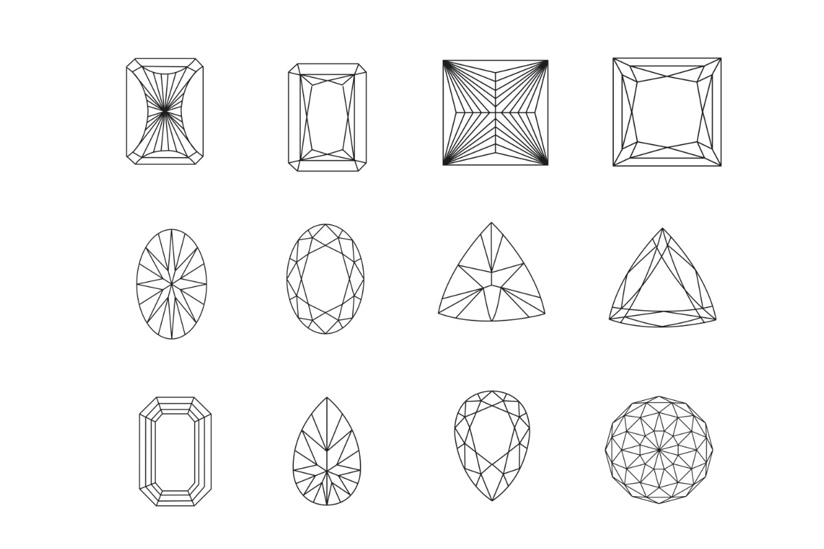Diamonds Set 1 Procreate Brush Stamp, a Brush Add-On by Disasterology Ink (Photo 8 of 10)