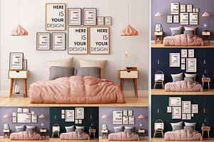 8 group mock-ups of posters
