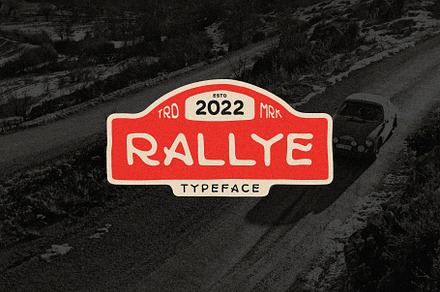 Rallye Typeface, a Sans Serif Font by designsbydex
