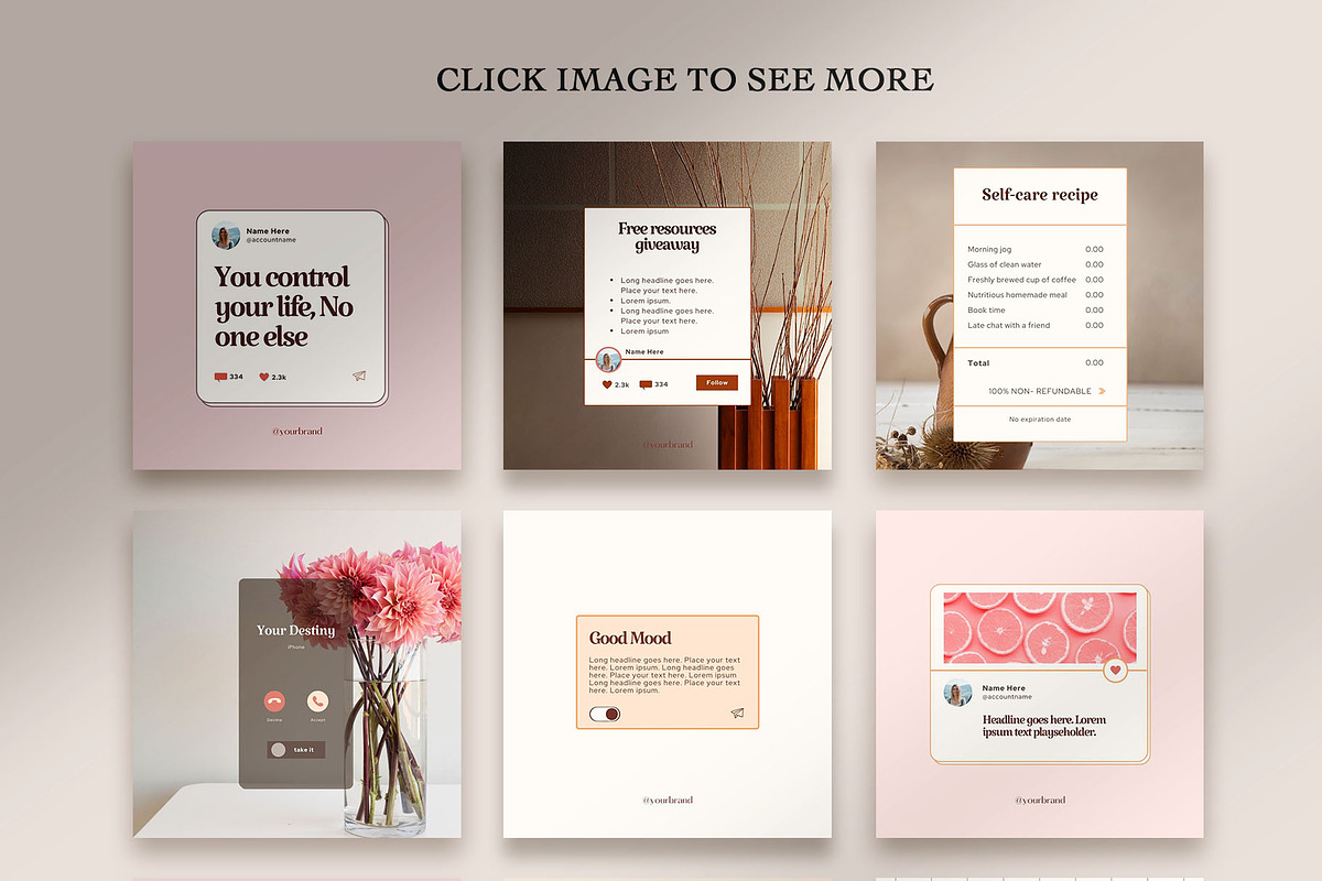 Instagram Notification Quotes, a Social Media Template by Kseniia_Design (Photo 11 of 11)