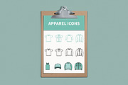 Apparel Icon Set - Stroke & Expanded, an Icon by SLTFNDRY (Thumbnail 4 of 4)