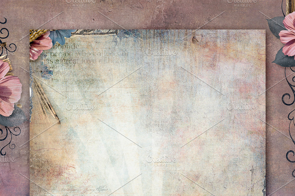 For the Love of Books Art Papers, a Texture Graphic by TheUrbanLine (Photo 4 of 4)
