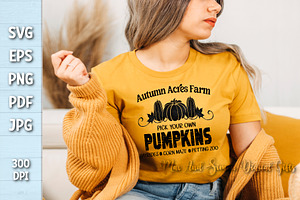 AUTUMN PUMPKIN FARMHOUSE DIGITAL