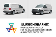 Mini Van Mockup - 6 views, an Advertising Mockup by Illusiongraphic (Thumbnail 20 of 20)