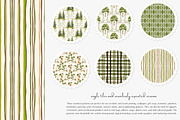 woodland seamless pattern set, a Pattern Graphic by Patishop Art (Thumbnail 3 of 10)