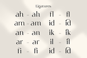 Sartika Milona - Elegant Serif Font, a Serif Font by Artchitype Studio (Thumbnail 10 of 12)