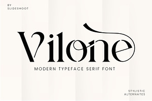 Vilone Serif Font