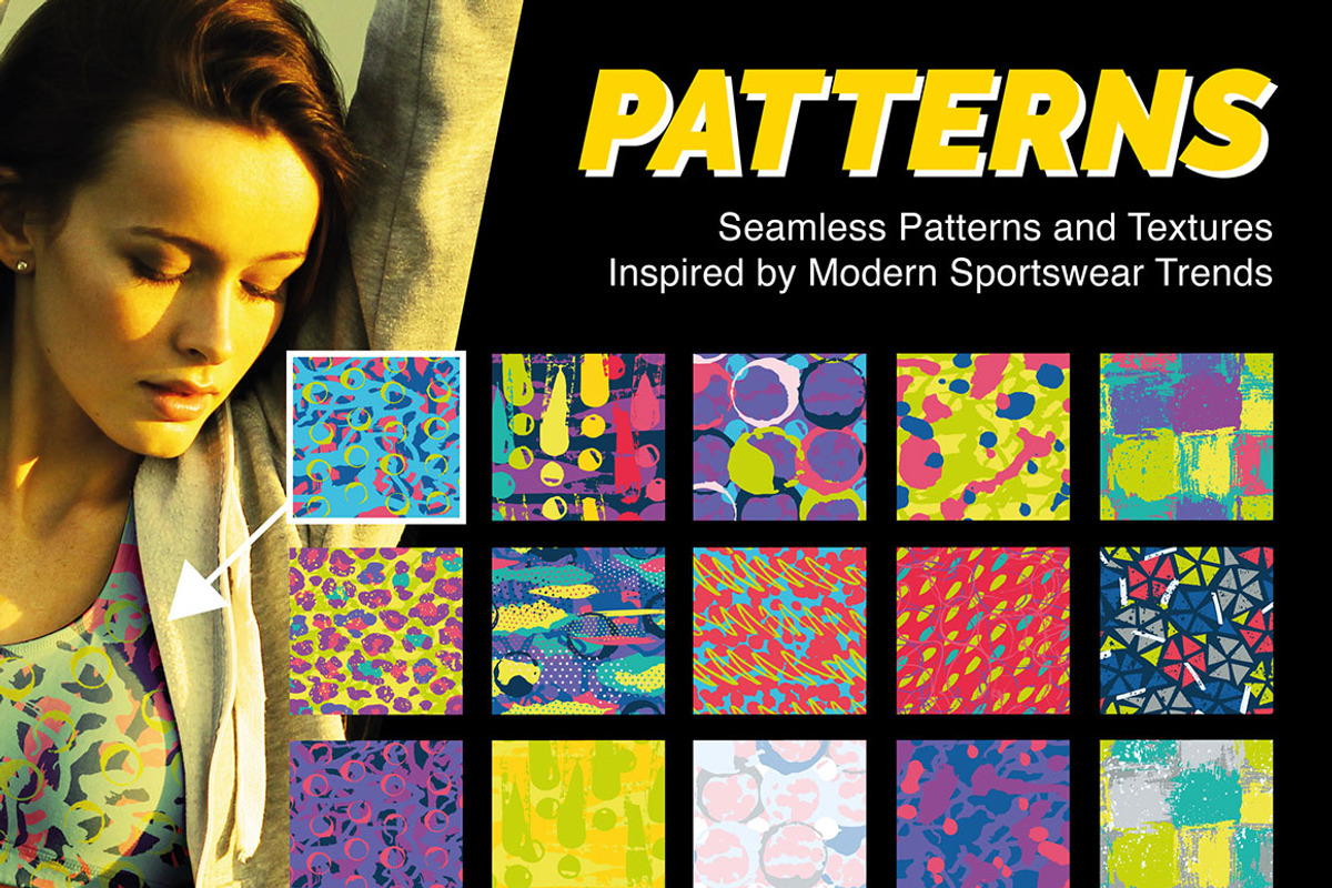 Colorful Sportswear Patterns, a Pattern Graphic by Wingsart Studio (Photo 2 of 5)