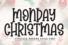 Monday Christmas | Script Font