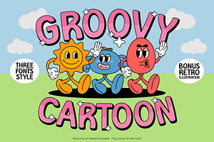 Groovy Cartoon - Retro Font