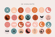 Boho moon & stars Illustrations set, an Illustration by Art Dari Autumn (Thumbnail 11 of 15)