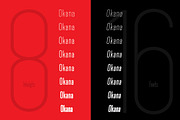 Okana Condensed Sans Serif, a Sans Serif Font by CorgiAstronaut (Thumbnail 9 of 9)