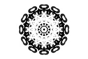 Ornamental Black White Mandala Pack, a Decorative Illustration by NJ Himel (Thumbnail 63 of 103)
