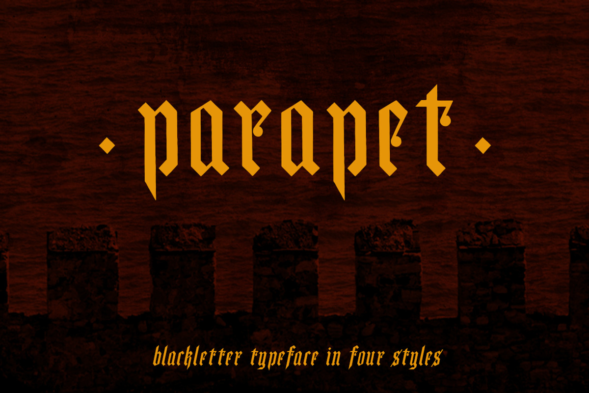 Parapet - Blackletter Typeface