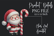 Christmas Santa Clipart Bundle, an Illustration by Rose Art (Thumbnail 5 of 5)