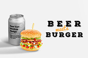 Burger&Beer Mock-up / Scene Creator, a Product Mockup by relineo.mock-ups (Thumbnail 11 of 16)