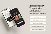 Lash Artist Instagram Story Template, a Social Media Template by Design Lush Studio (Thumbnail 3 of 9)