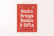 Santa Miracle Christmas Display Font, a Font by PutraCetol Studio (Thumbnail 3 of 5)