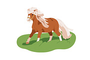 Horses, equine animals running set, an Animal Illustration by Good Studio (Thumbnail 10 of 13)