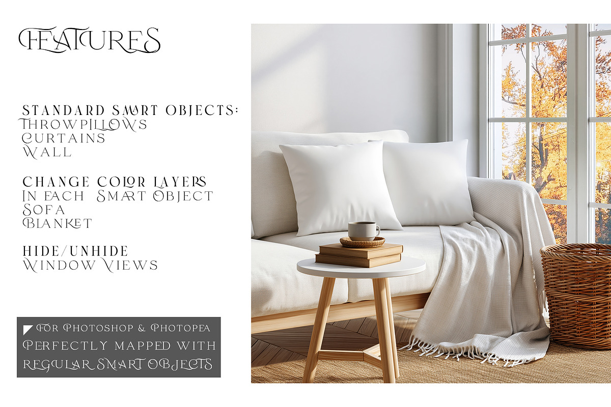 Throw Pillow Mockups, a Household Mockup by mock-ups (Photo 3 of 19)
