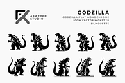 Godzilla Icon Vector, an Icon by Akatype Studio (Thumbnail 1 of 3)