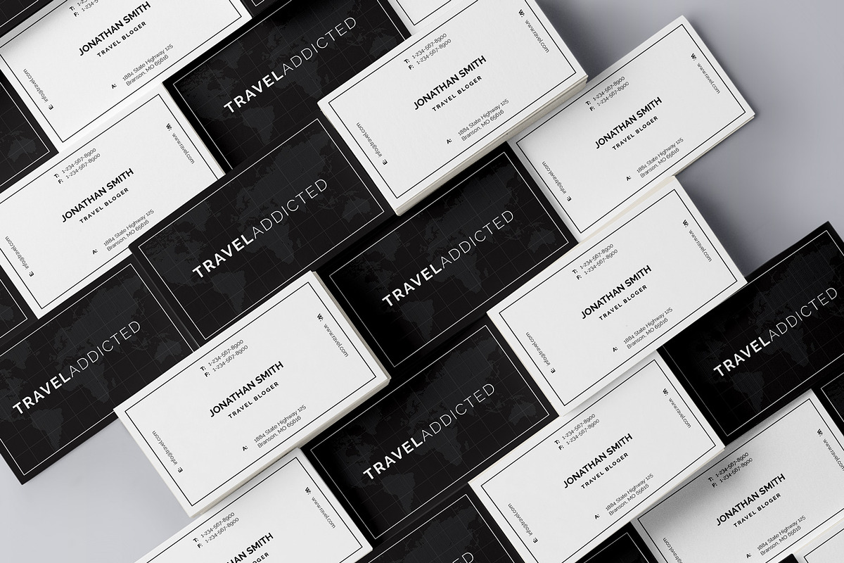Simple Travel Business Card 58, a Business Card Template by ND Design (Photo 3 of 8)