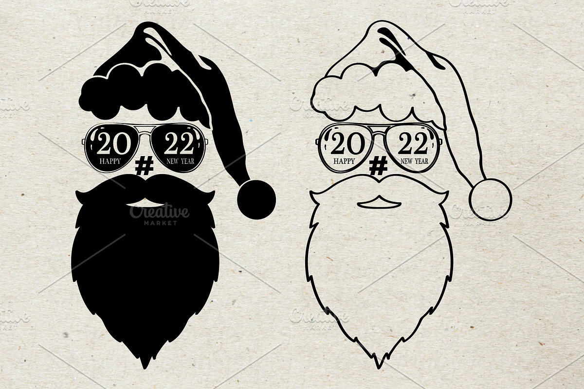 Happy New Year and Merry Christmas, an Illustration by Simply Factory (Photo 2 of 2)