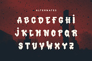 Grimmers - Horror Display Font, a Handwritten Font by AQR Studio (Thumbnail 9 of 9)