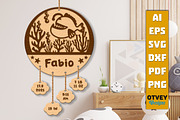 Newborn Baby Personalized Sign, an Object Graphic by OTVEY DESIGN (Thumbnail 8 of 13)