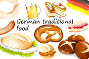 German traditional food, a Food Illustration by Nicolai-works (Thumbnail 1 of 3)